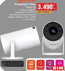 POLOSMART PSM138 PROJEKSİYON CİHAZI indirimli fiyat POLOSMART PSM138 PROJEKSİYON CİHAZI fiyat ve kampanya bilgisi